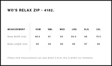 Load image into Gallery viewer, Eve - WOMENS Relax Zip Hood - Black