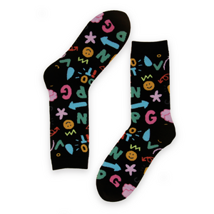 RUN DIPG Business Socks - Black